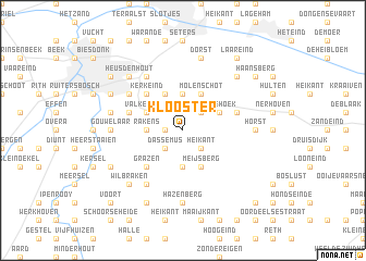 map of Klooster