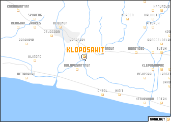 map of Kloposawit