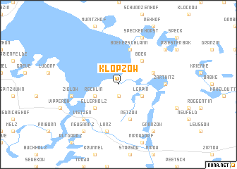 map of Klopzow
