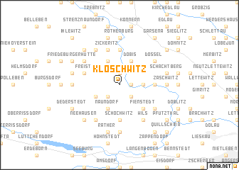 map of Kloschwitz