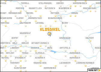 map of Klosdikel