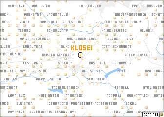 map of Klosei