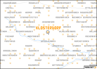 map of Klosterdorf