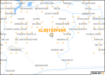 map of Klosterfehn