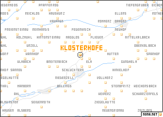 map of Klosterhöfe