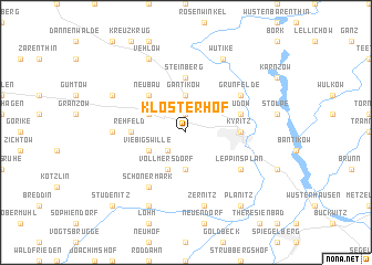 map of Klosterhof