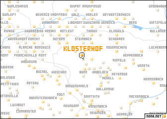 map of Klosterhof