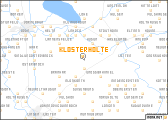 map of Klosterholte