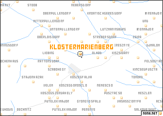 map of Klostermarienberg