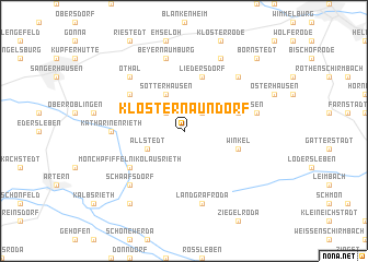 map of Klosternaundorf
