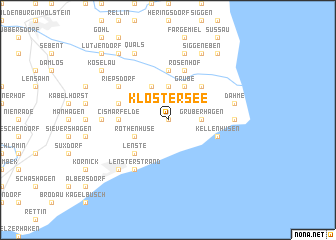 map of Klostersee