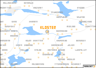 map of Kloster