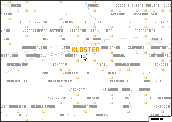 map of Kloster