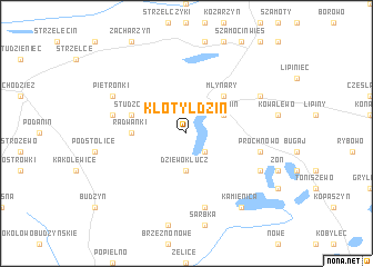 map of Klotyldzin