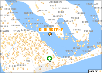 map of Kloubatémé