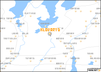 map of Klövaryd