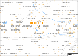 map of Kløvested