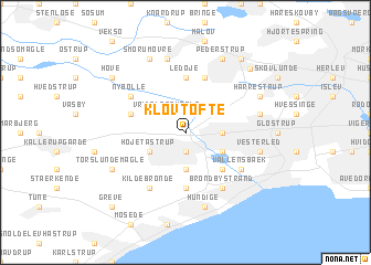 map of Klovtofte