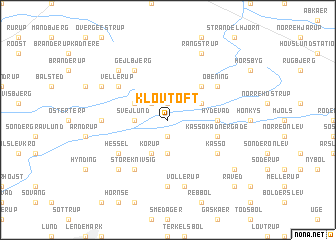 map of Klovtoft