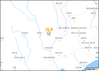 map of Klo