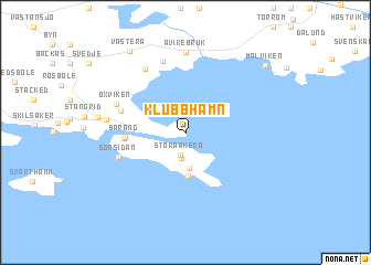 map of Klubbhamn