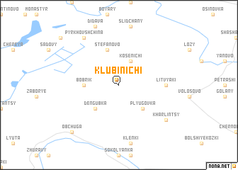 map of Klubinichi