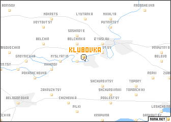 map of Klubovka