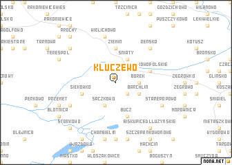 map of Kluczewo