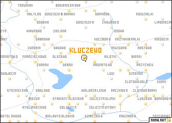 map of Kluczewo