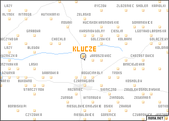 map of Klucze