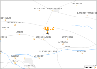 map of Klucz