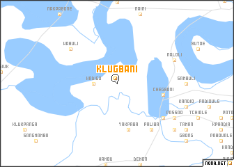 map of Klugbani