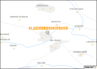 map of Klugino-Bashkirovka
