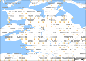 map of Kluis