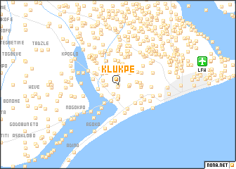 map of Klukpe