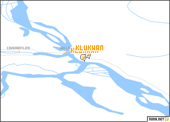 map of Klukwan