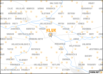 map of Kluk