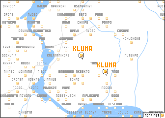 map of Kluma