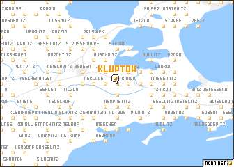 map of Kluptow