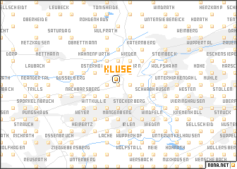 map of Kluse