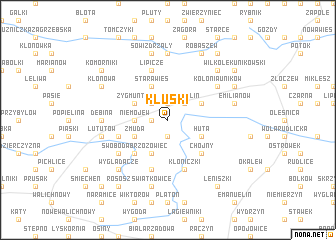 map of Kluski