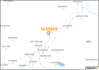 map of Klusovo