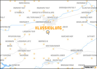 map of Klussiedlung