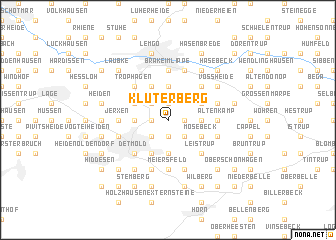 map of Klüterberg