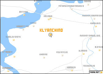 map of Klyanchino