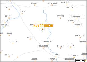 map of Klyapinichi