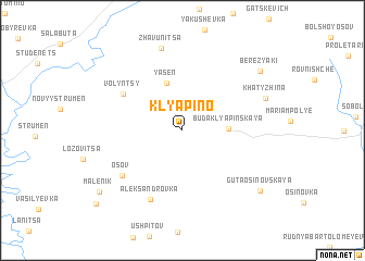 map of Klyapino