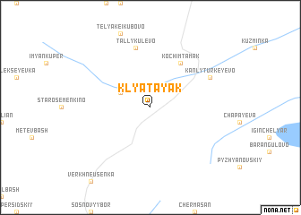 map of Klyatayak