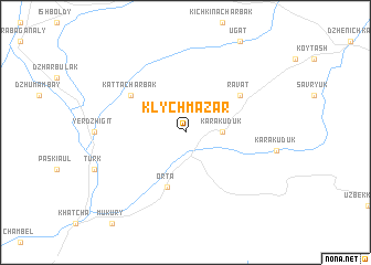 map of Klych-Mazar