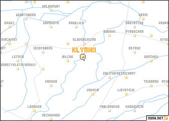 map of Klyniki